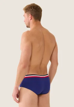 Le slip français Slips De Bain<Slip de bain en polyamide-Amiral Indigo Bleu