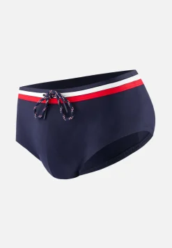 Le slip français Slips De Bain<Slip de bain en polyamide-Amiral Marine Bleu