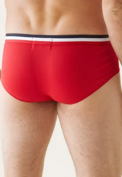Le slip français Slips De Bain<Slip de bain en polyamide-Amiral Rouge