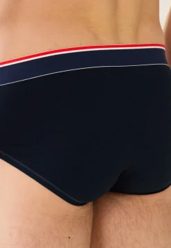 Le slip français Slips|Slips<Slip en coton brodé "mon amour"-Le Terrible "Mon amour" Bleu