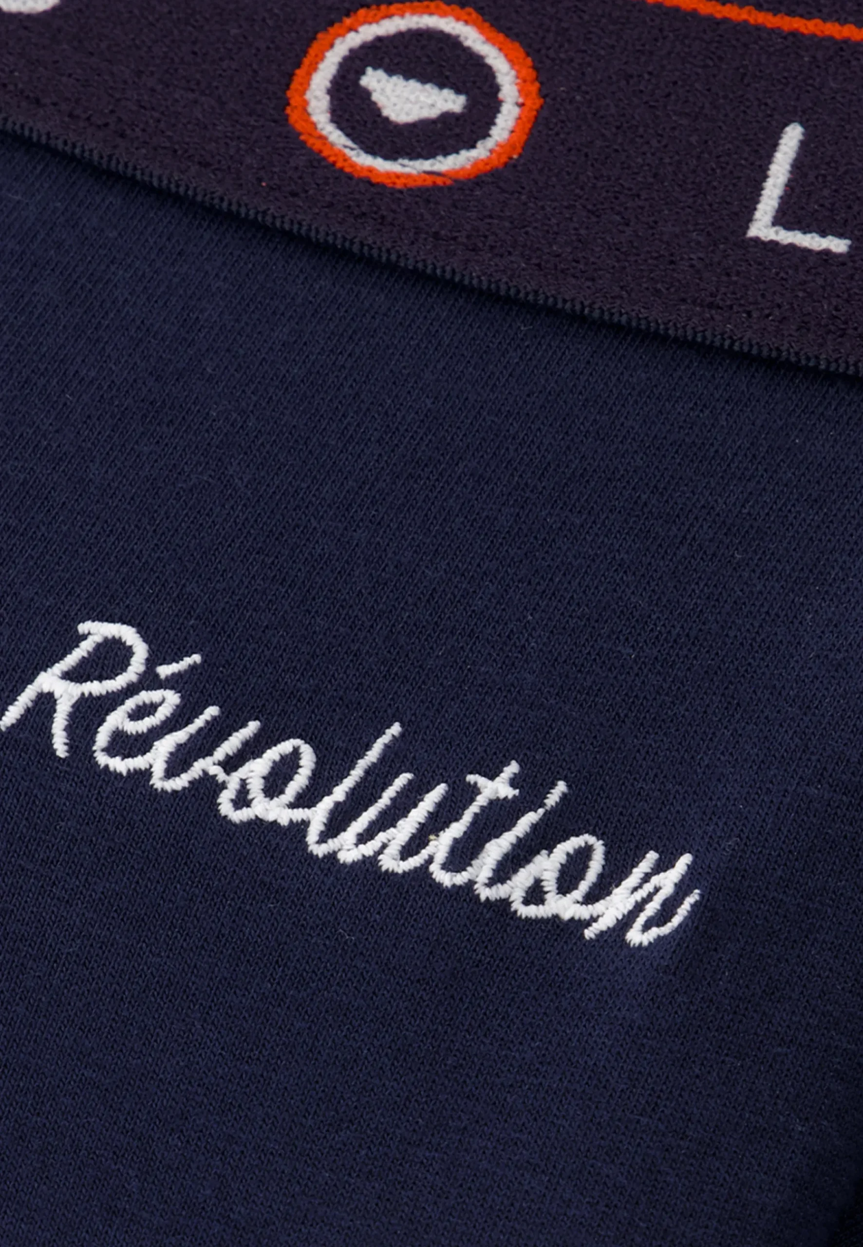 Le slip français Slips|Slips<Slip en coton Brodé Révolution-Intrépide Marine Bleu