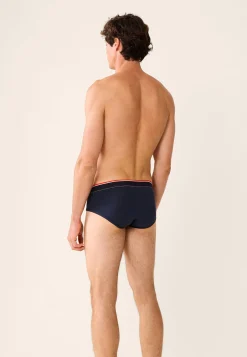 Le slip français Collaboration Armor Lux ⚓|Slips<Slip en coton LSF x Armor Lux-Ile Vierge Marine Bleu