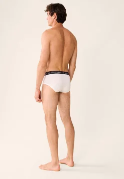 Le slip français Collection Cadeaux|Slips<Slip en coton-Intrepide Porte Bonheur Blanc