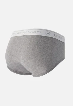 Le slip français Broderie 🪡|Slips<Slip en coton-Intrépide Gris