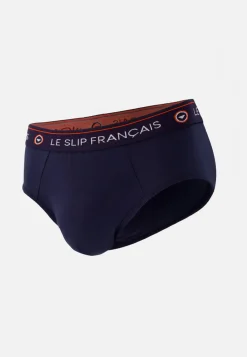 Le slip français Broderie 🪡|Slips<Slip en coton-Intrépide Marine Bleu