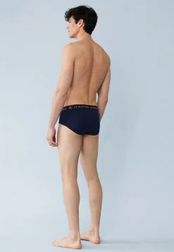 Le slip français Broderie 🪡|Slips<Slip en coton-Intrépide Marine Bleu