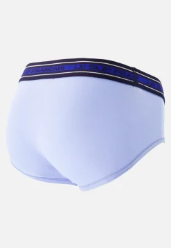 Le slip français Broderie 🪡|Slips<Slip en coton-Terrible Ciel Ceinture Indigo Bleu