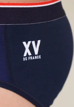 Le slip français Sous-Vêtements De Sports|Slips<Slip en coton-Terrible Marine XV de France Bleu