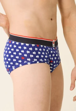 Le slip français Sous-Vêtements De Sports|Slips<Slip en coton-Terrible Coq Blanc Rouge XV de France Bleu