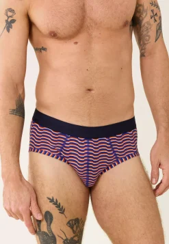 Le slip français Slips|Slips<Slip en coton-Terrible Écume Tango Éblouissant Bleu