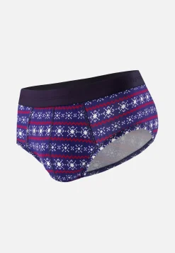 Le slip français Collection Cadeaux|Slips<Slip en coton-Terrible Flocon Violet