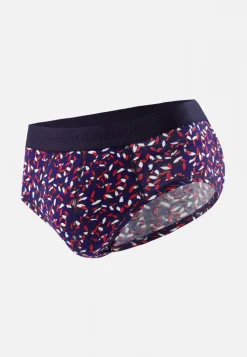 Le slip français Slips|Slips<Slip en coton-Terrible Gavotte Marine Indigo Bleu