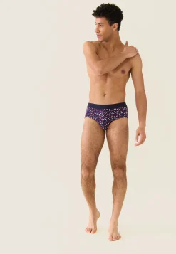 Le slip français Slips|Slips<Slip en coton-Terrible Gavotte Marine Indigo Bleu