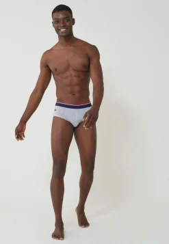 Le slip français Broderie 🪡|Slips<Slip en coton-Terrible Chiné Gris