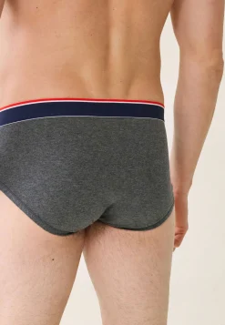 Le slip français Broderie 🪡|Slips<Slip en coton-Terrible Anthracite Gris