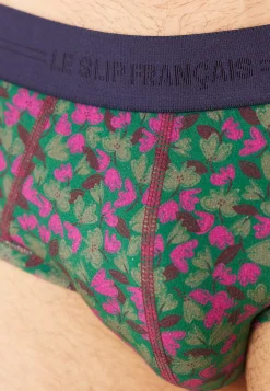 Le slip français Slips|Slips<Slip en coton-Terrible Imprimé Poppy Epicea Betterave Rose