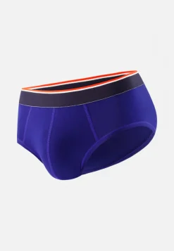 Le slip français Broderie 🪡|Slips<Slip en coton-Terrible Indigo Bleu