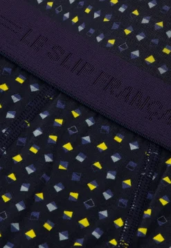 Le slip français Slips|Slips<Slip en coton-Terrible Petits Carrés Marine Cire Noir