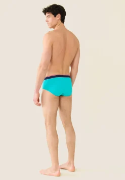 Le slip français Slips|Slips<Slip en coton-Terrible Turquoise Natation Vert