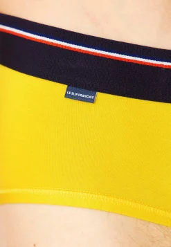Le slip français Broderie 🪡|Slips<Slip en coton-Terrible Uni Cire Jaune