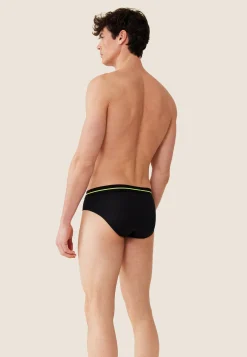 Le slip français Sous-Vêtements De Sports|Slips<Slip en polyamide-Mike Training Fluo Noir