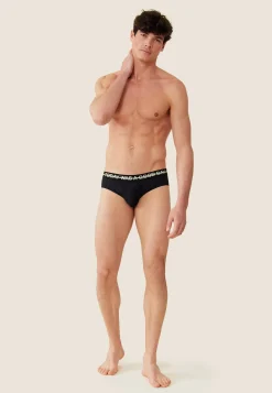 Le slip français Sous-Vêtements De Sports|Slips<Slip en polyamide-Mike Training Fluo Noir