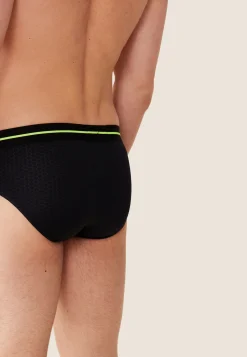Le slip français Sous-Vêtements De Sports|Slips<Slip en polyamide-Mike Training Fluo Noir