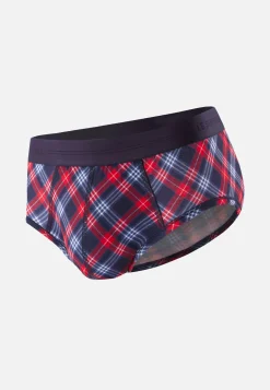 Le slip français Collection Cadeaux|Slips<Slip imprimé-Terrible Tartan Rouge