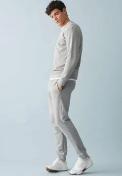 Le slip français Hauts<Sweat col rond en molleton-Ben-F Chiné Gris