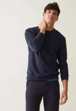 Le slip français Hauts|Broderie 🪡<Sweat-shirt en molleton-Ben Marine Bleu
