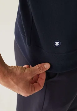 Le slip français Hauts|Broderie 🪡<Sweat-shirt en molleton-Ben Marine Bleu