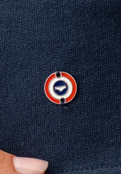 Le slip français Hauts<Sweat-shirt floqué en coton-La Cassandre Marine Bleu