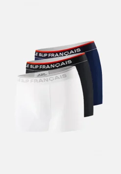 Le slip français Packs De Boxers|Sous-Vêtements De Sports<Trio de boxers de sport-Pack Trio Boxer Guillaume Marine Noir Blanc Bleu