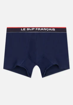 Le slip français Packs De Boxers|Sous-Vêtements De Sports<Trio de boxers de sport-Pack Trio Boxer Guillaume Marine Noir Blanc Bleu