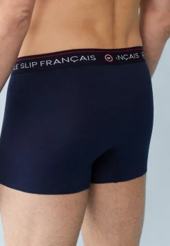 Le slip français Collection Cadeaux|Packs De Boxers<Trio de boxers en coton-Pack Trio Boxer Redoutable Marine Blanc Rouge Bleu