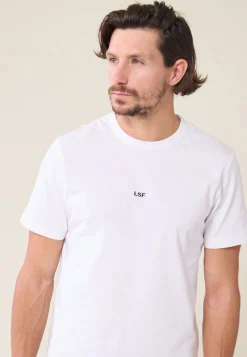 Le slip français Hauts<T-shirt col rond en coton milano-Renaud Blanc