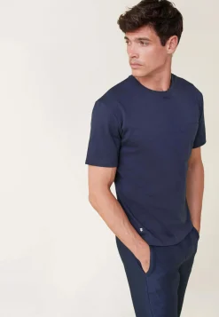 Le slip français Hauts<T-shirt en coton-Sasha Marine Bleu