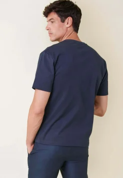Le slip français Hauts<T-shirt en coton-Sasha Marine Bleu