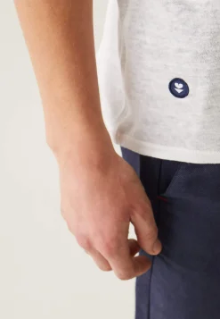 Le slip français Hauts<T-shirt en lin-Camille Ecru Blanc