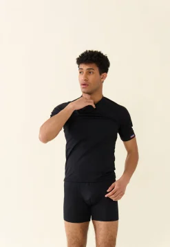 Le slip français Hauts<T-shirt en polyamide-Tobias Noir