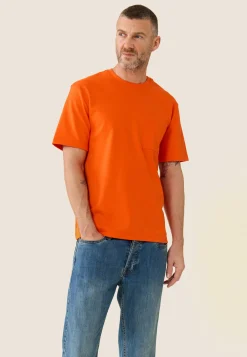 Le slip français Hauts<T-shirt Homme en coton-Sasha Tango Orange