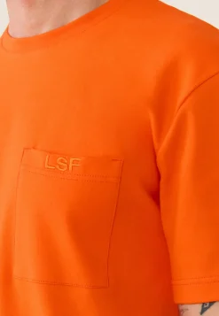 Le slip français Hauts<T-shirt Homme en coton-Sasha Tango Orange