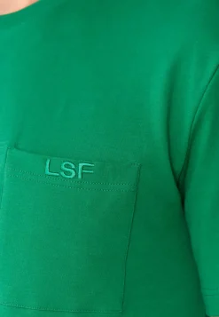 Le slip français Hauts<T-shirt Homme en coton-Sasha Epicéa Vert