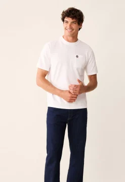 Le slip français Hauts|Collaboration Armor Lux ⚓<T-shirt LSF x Armor Lux-Eckmuhl Blanc