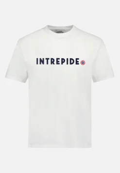 Le slip français Hauts<T-shirt mixte col rond en coton-Jean-P Intrépide Blanc