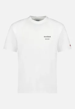 Le slip français Hauts<T-shirt mixte col rond en coton-Jean-P Espère Blanc