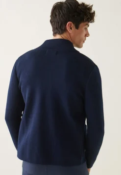 Le slip français Hauts|Vestes & Chemises<Veste en maille-Eloi Marine Bleu